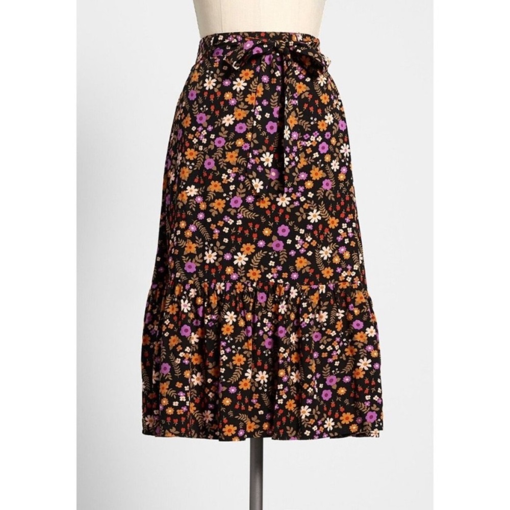 Princess Highway ModCloth midi floral skirt AU 12
